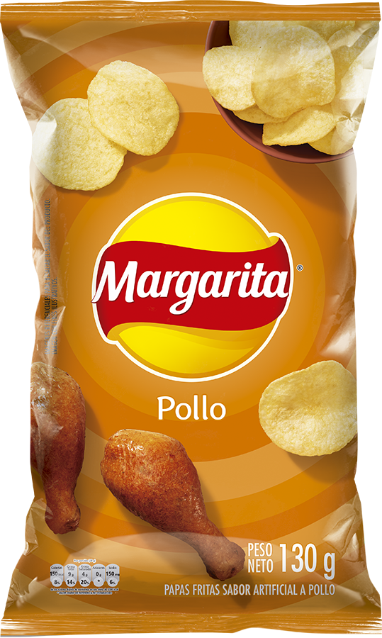 Pasabocas Papas Margarita Pollo x130gr