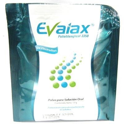 FRACCIÓN EVALAX POLVO X1SOB. FARMA DE COLOMBIA POLIETILENGLICOL 3350