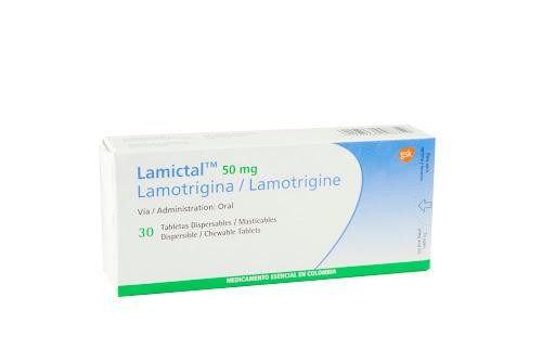 Lamictal 50Mg Tabletas Caja x30Tab. GSK Lamotrigina