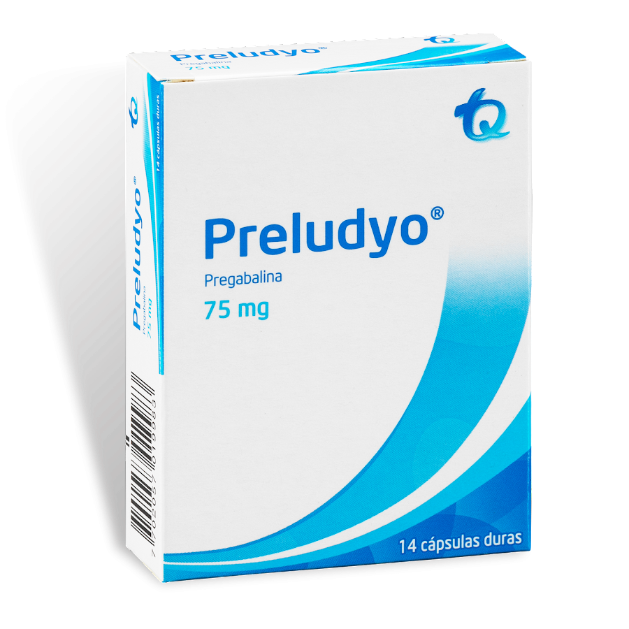 Preludyo 75mg. Cápsula Caja x14Cap. TQ Pregabalina