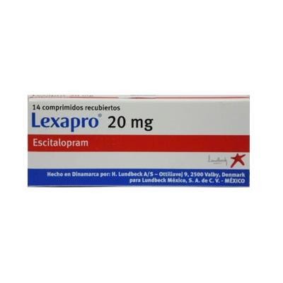LEXAPRO 20MG COMPRIMIDOS CAJA X14COM. LUNDBECK ESCITALOPRAM