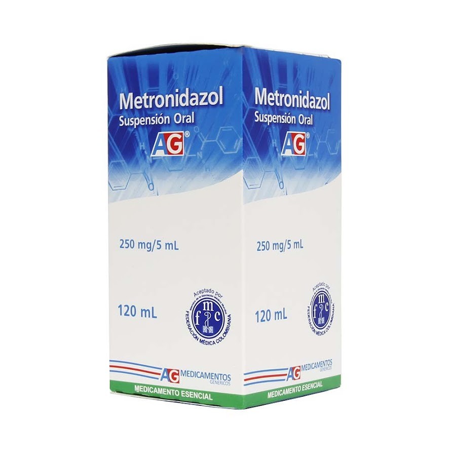 Metronidazol 250Mg/5Ml AG Suspencion Oral x 120Ml