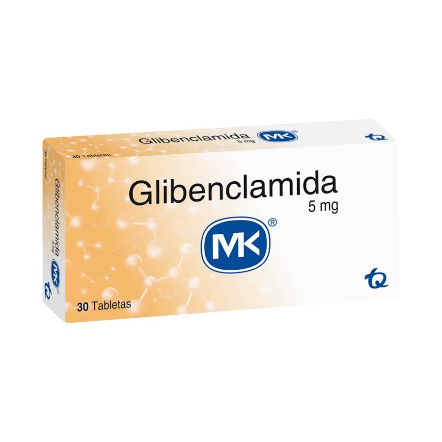 Glibenclamida MK 5mg Tableta Caja x30Tableta