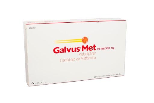 Galvus Met 50/500Mg Com.Caja x28Com. Novartis Vildagliptina Metformina