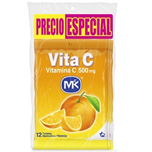 OFT Vita C sin Zinc Naranja Precio Especial bolsa x 36 tabletas