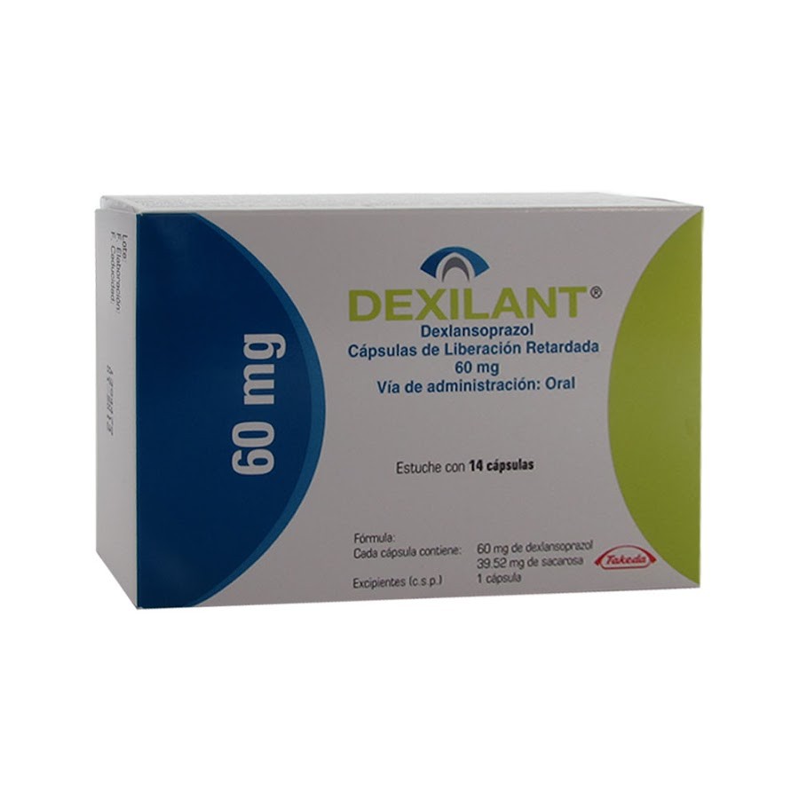 Dexilant 60Mg Cápsulas Caja X14Cap. Takeda Dexlansoprazol