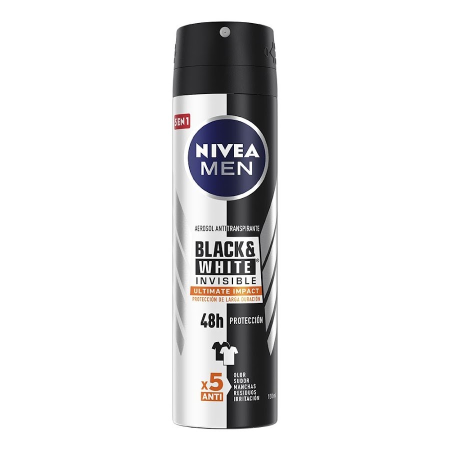 Desodorante Nivea Men B&W Ultimate Impact Spray x 150Ml