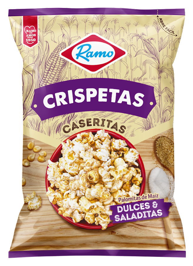 Crispetas Ramo Familiar Sabor Sal Y Dulce Paquete x 125 Gr