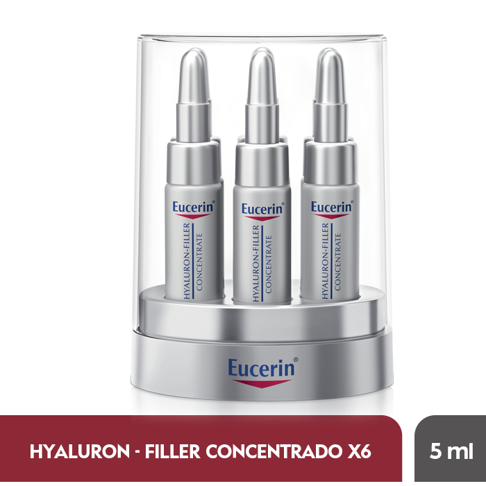 Crema EUCERIN Hyaluron Filler concentrate 6 tubos x5ml