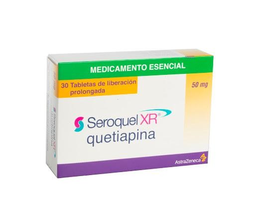 Seroquel Xr 50Mg Comprimidos Caja x30Com. AstraZeneca Quetiapina