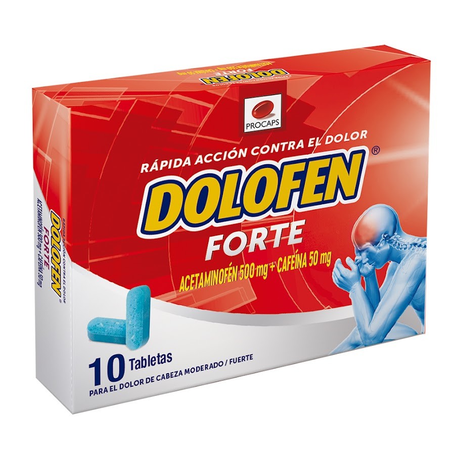 Dolofen Forte Caja x 10 Acetaminofén Cafeína