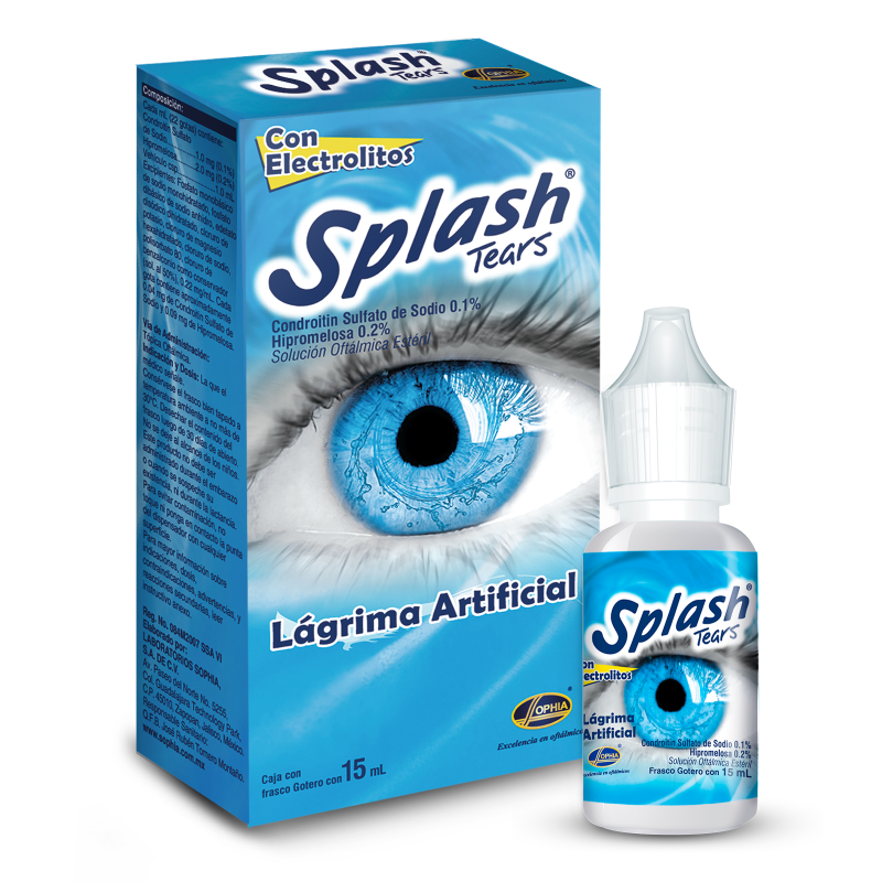 SPLASH TEARS LAGRIMAS ARTIFICIALES GOTAS X15 ML