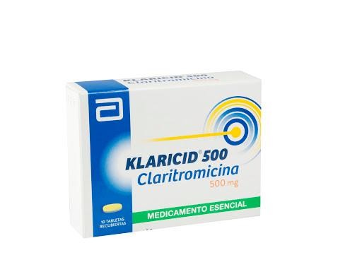 KLARICID UD 500MG TABLETAS CAJA X 10 TAB LAFRANCOL CLARITROMICINA