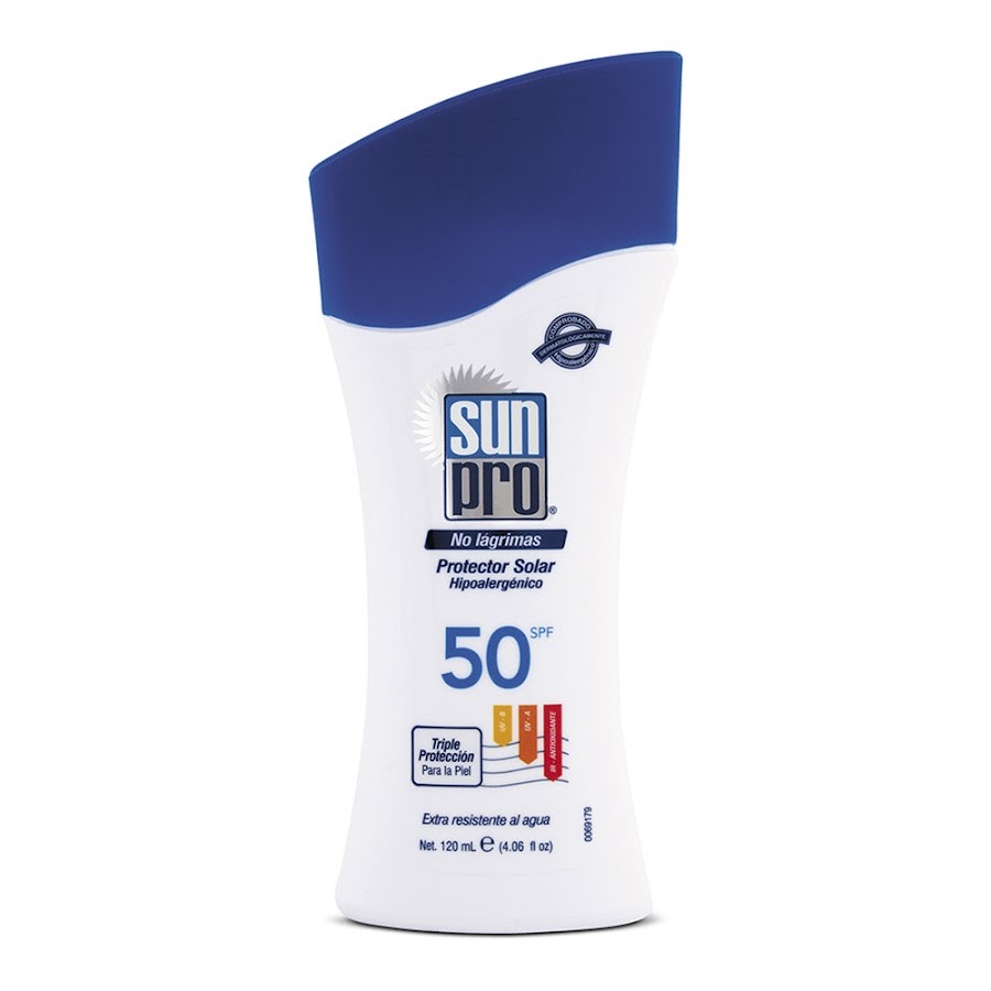 Protector Solar Sun Pro Hipoalergénico Resistente al Agua Spf50 x120ml