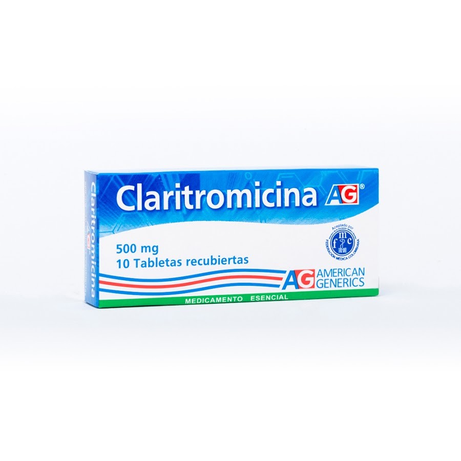 CLARITROMICINA 500MG CJ X 10 TAB LAFRANCOL CLARITROMICINA