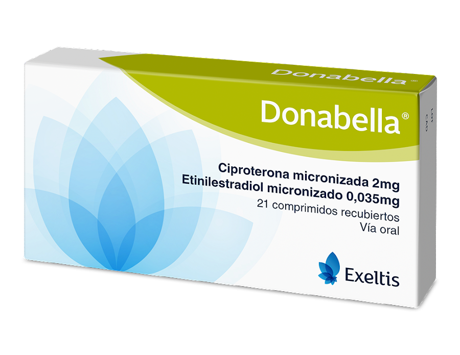 Donabella 2/0.035 Mg Comprimidos Caja X21Com. Exeltis Ciprote Etinil