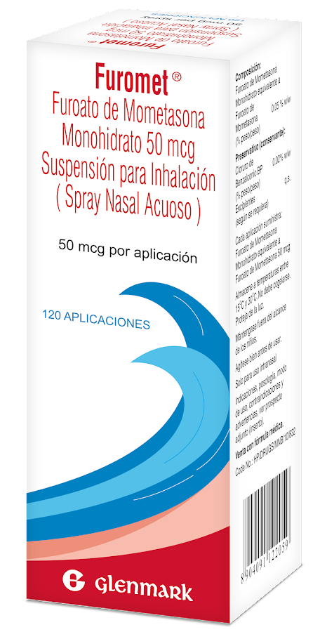 Furomet Spray Nasal 50 mcg X 120 Dosis Furoato Mometasone