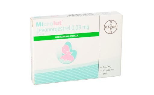 Microlut 0.03Mg Grageas Caja x35Grg. Bayer Levonorgestrel