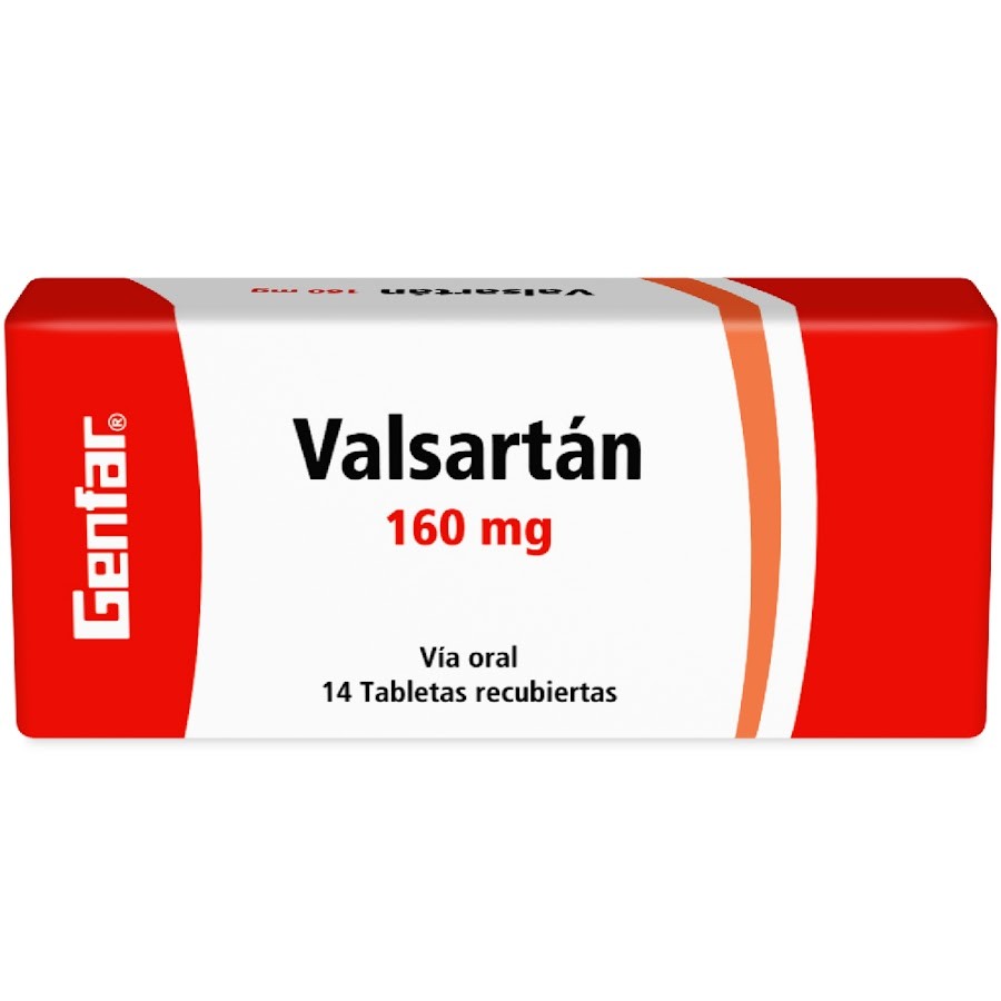 Valsartan Genfar 160Mg Caja x 14Tabletas