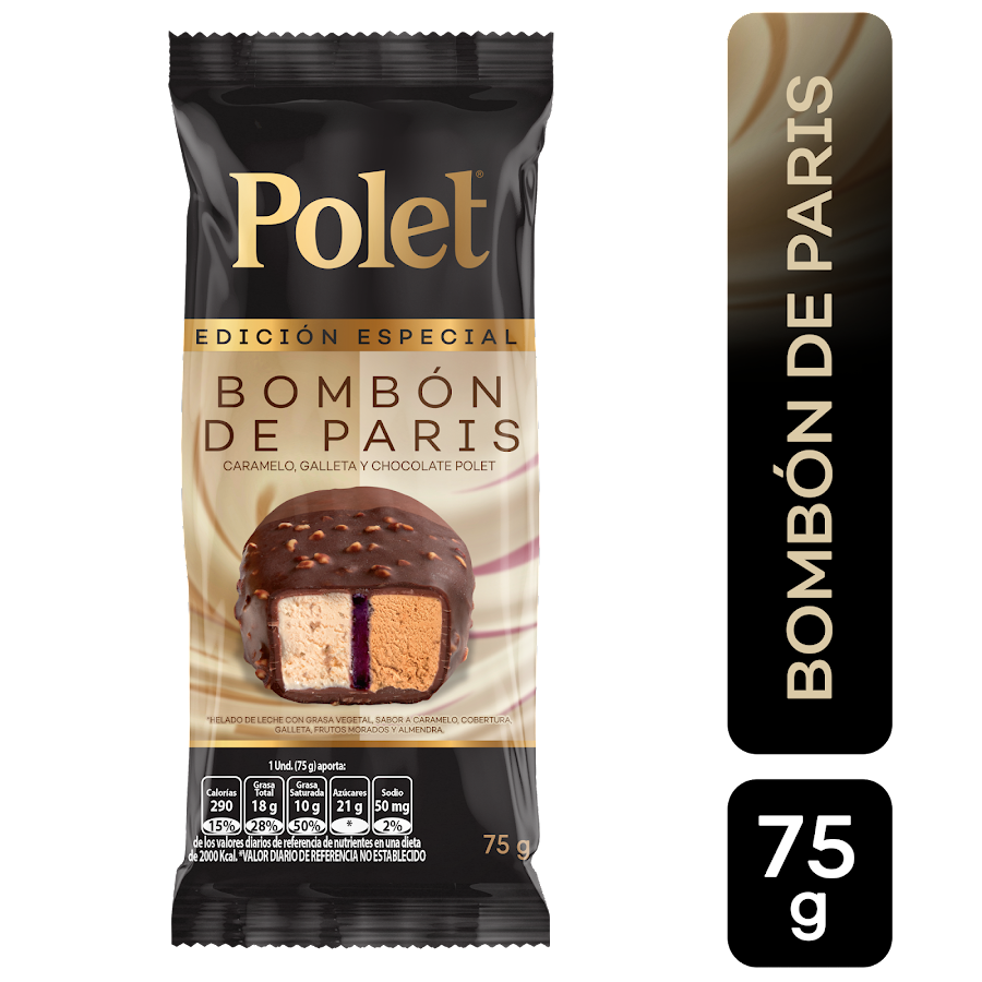 Paleta Polet Bombon de Paris x75Gr