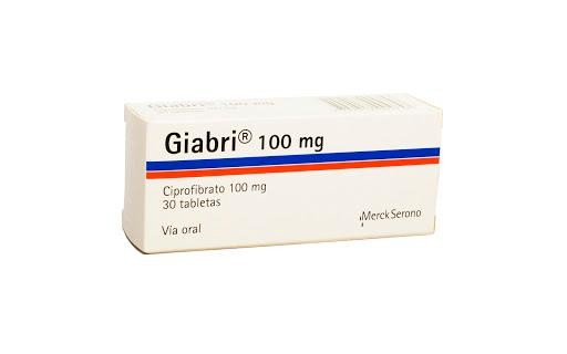 Giabri 100Mg Tabletas Caja x30Tab. Merck Ciprofibrato