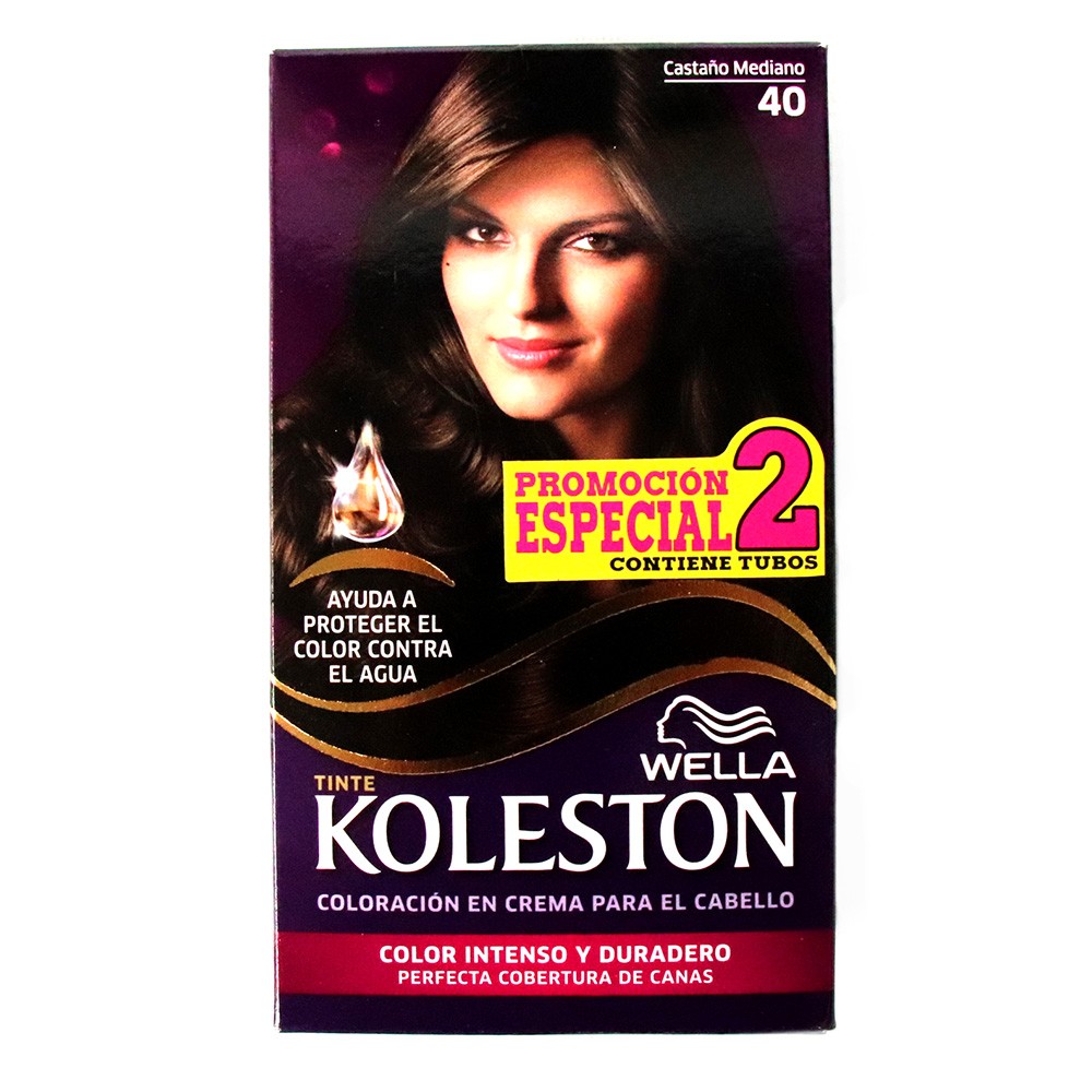 KOLESTON KIT TUBO#40 CASTAÑO MEDIANO X 2