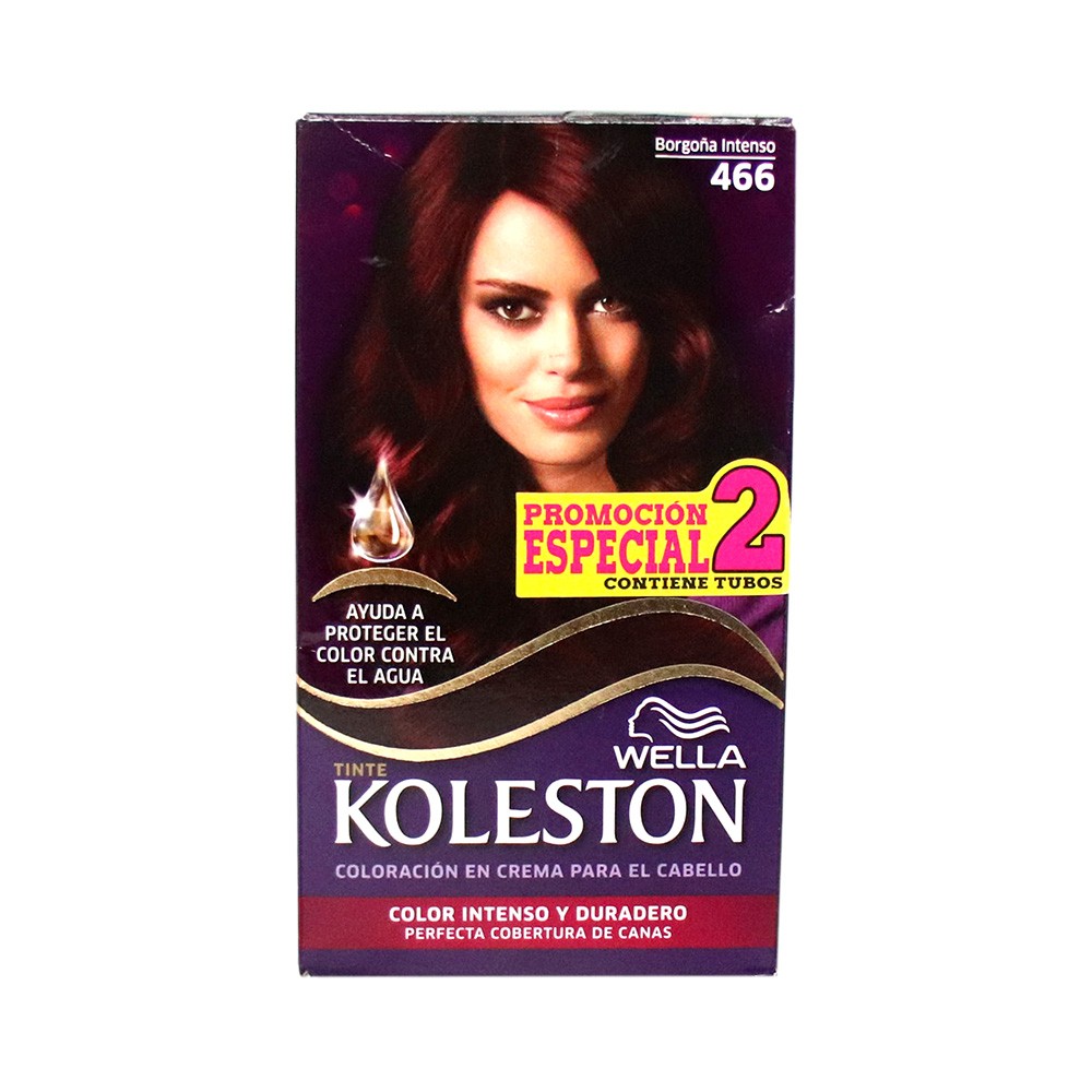 KOLESTON TUBO#466 BORGOÑA INTENSO X 2