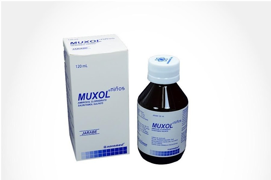 MUXOL FLEM NIÑOS JARABE FRASCO X120ML. NOVAMED AMBROXOL SALB SULFATO
