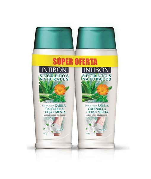 $Oferta Jabón Intimo Intibón Frescura Natural x210gr x2und