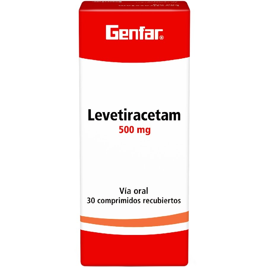 Levetiracetam Genfar Caja x500Mg x30 Tabletas