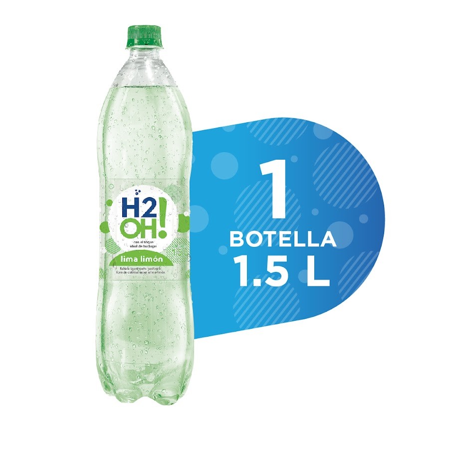 Agua Saborizada H2Oh! Lima Limon x 1.5 Litros