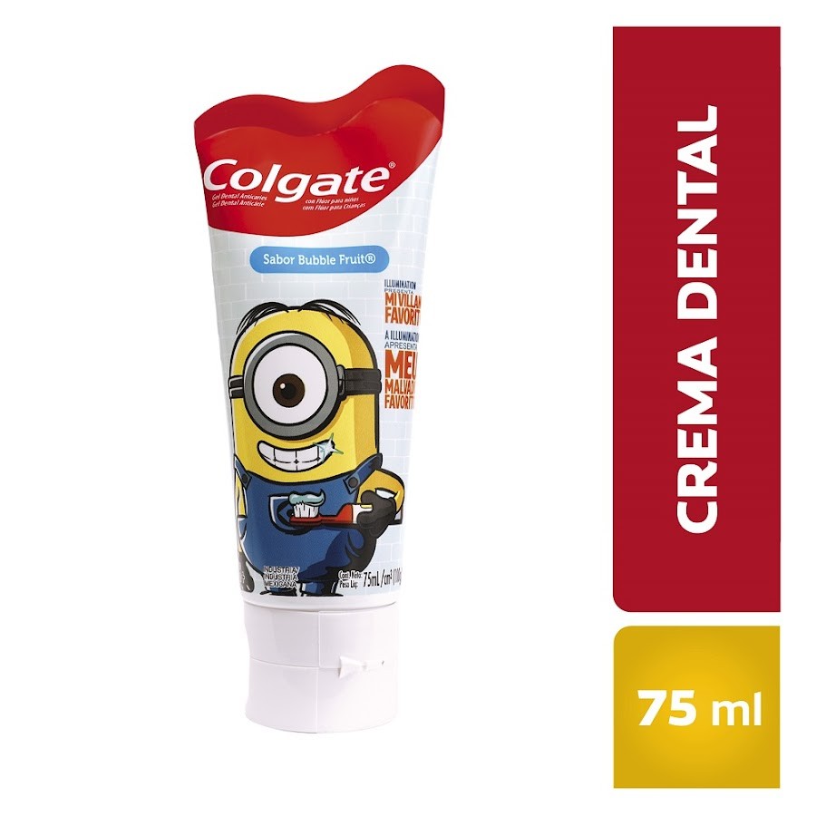 Crema Dental Colgate Smiles Minions Bublle Fruit X75Ml.