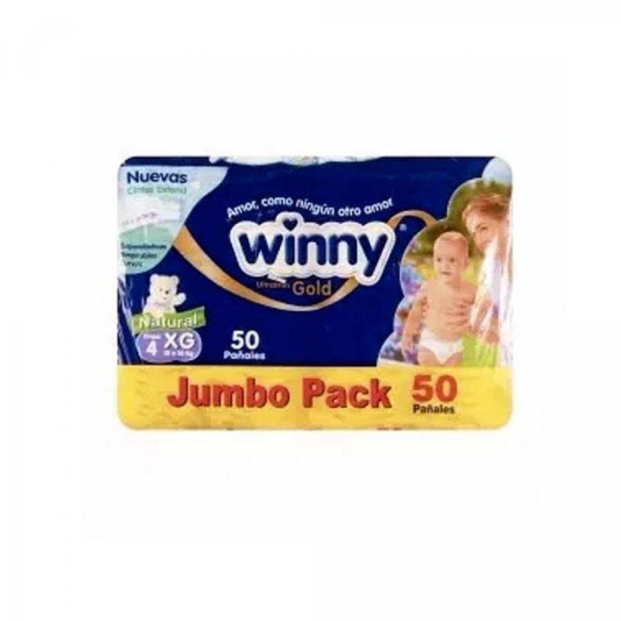 PAÑAL WINNY ULTRATRIM GOLD ETAPA 4 X 50 UND