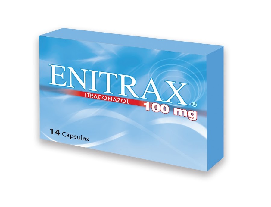 ENITRAX 100MG CAJA X 14 CAPSULAS ITRACONAZOL PROCAPS