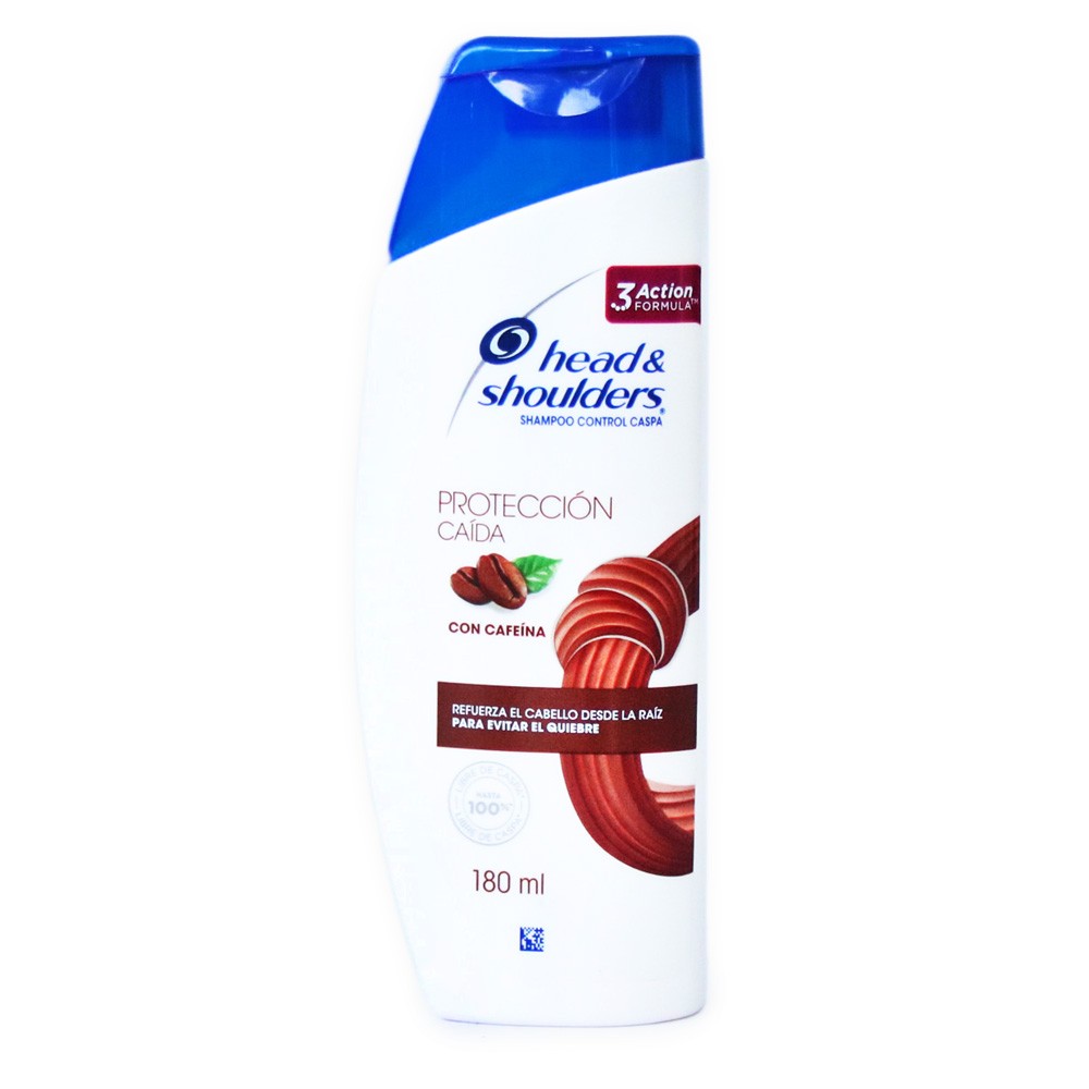 SHAMPOO H&S PROTECCION CAIDA*180ML