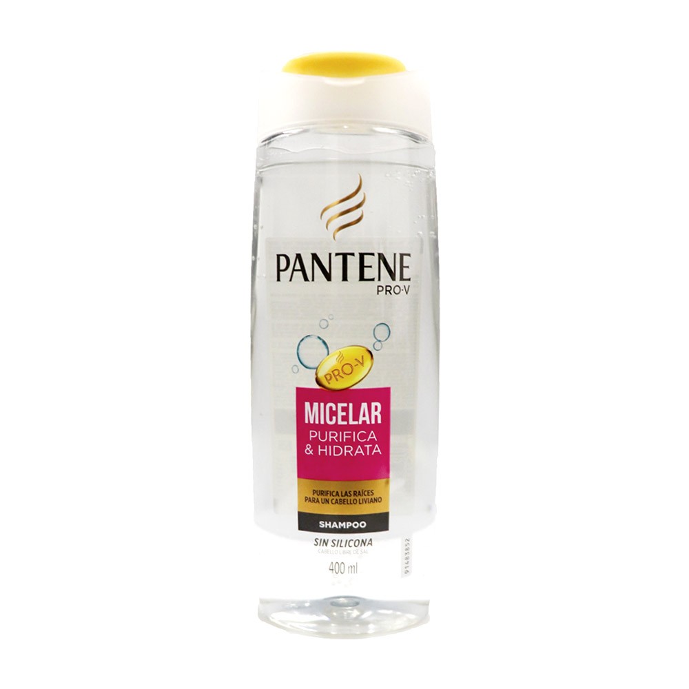 SHAMPOO PANTENE MICELAR  x 400ML