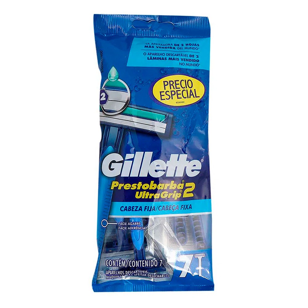 PRESTOBARBA DESECHABLE GILLETTE X7UND