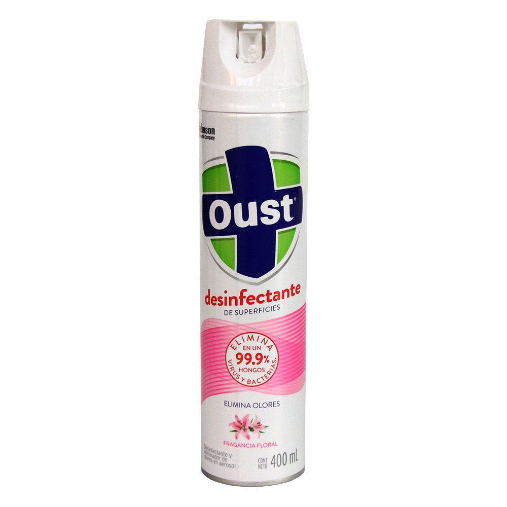 OUST DESINFECTANTE FLORAL x 400ML