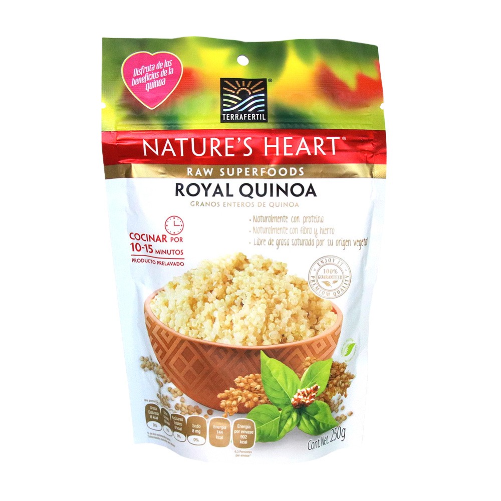 QUINUA ROYAL NATURE HEART  x 250 GR