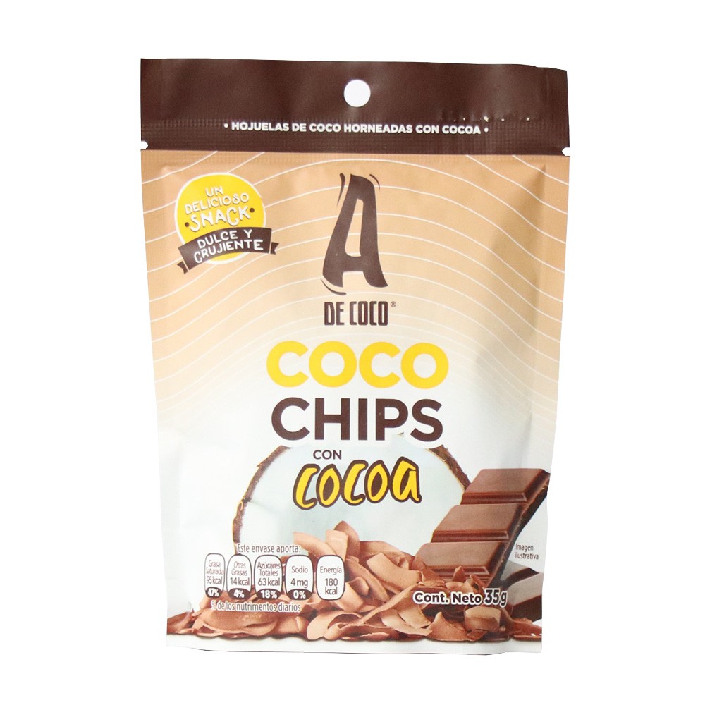 COCO SHIPS CON COCOA A DE COCO x 35G