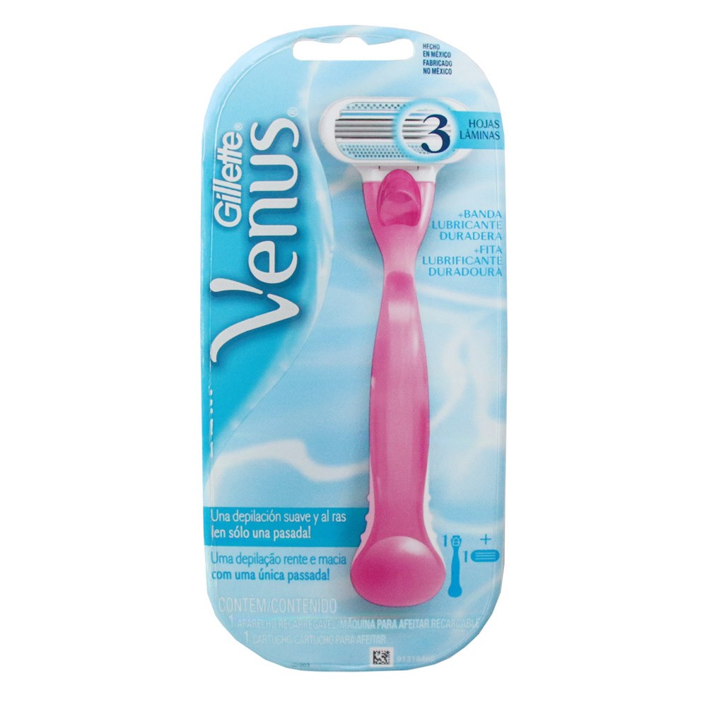 MAQUINA VENUS ROSADA X1