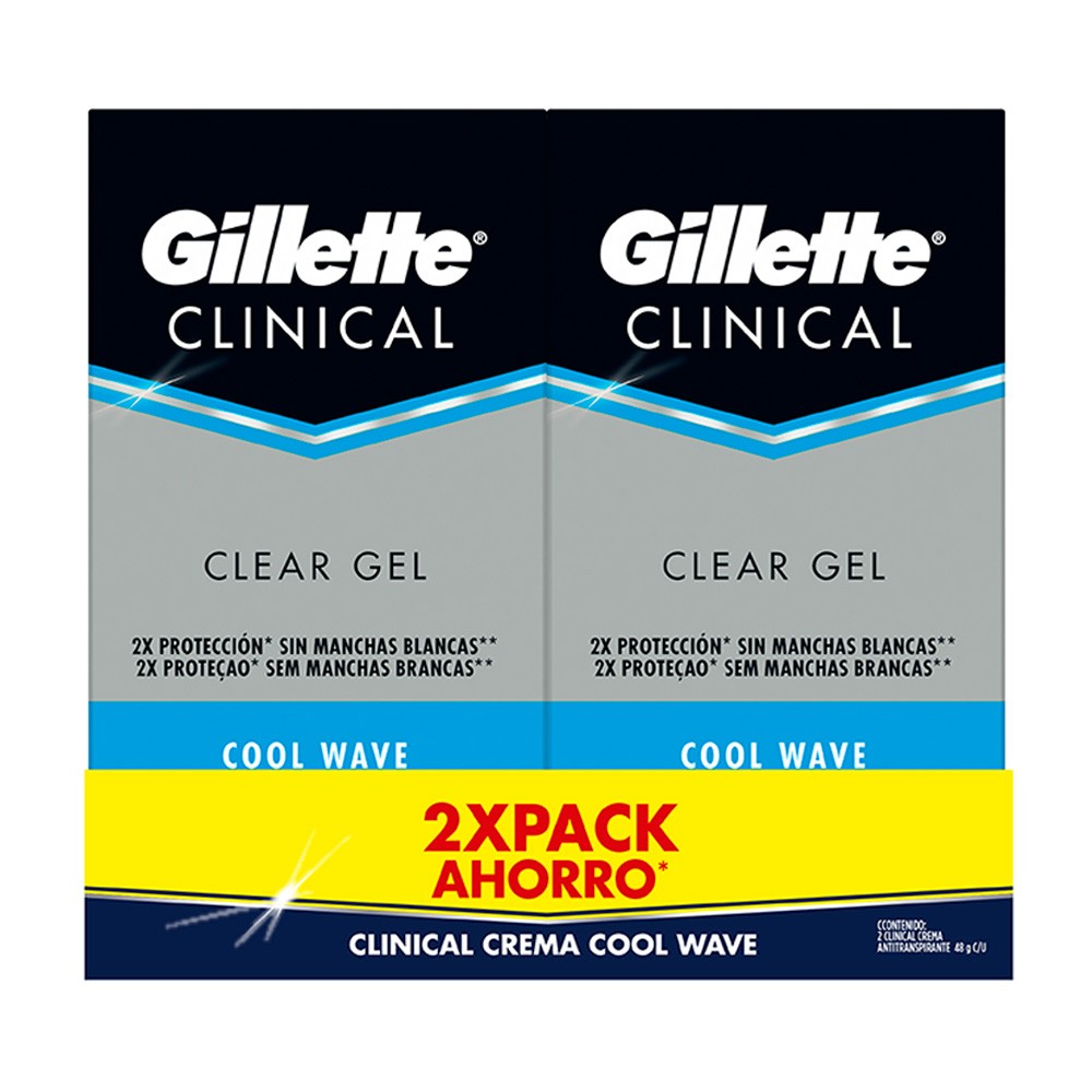 DEO GILLETTE CLINICAL CW x 48GR$ESP
