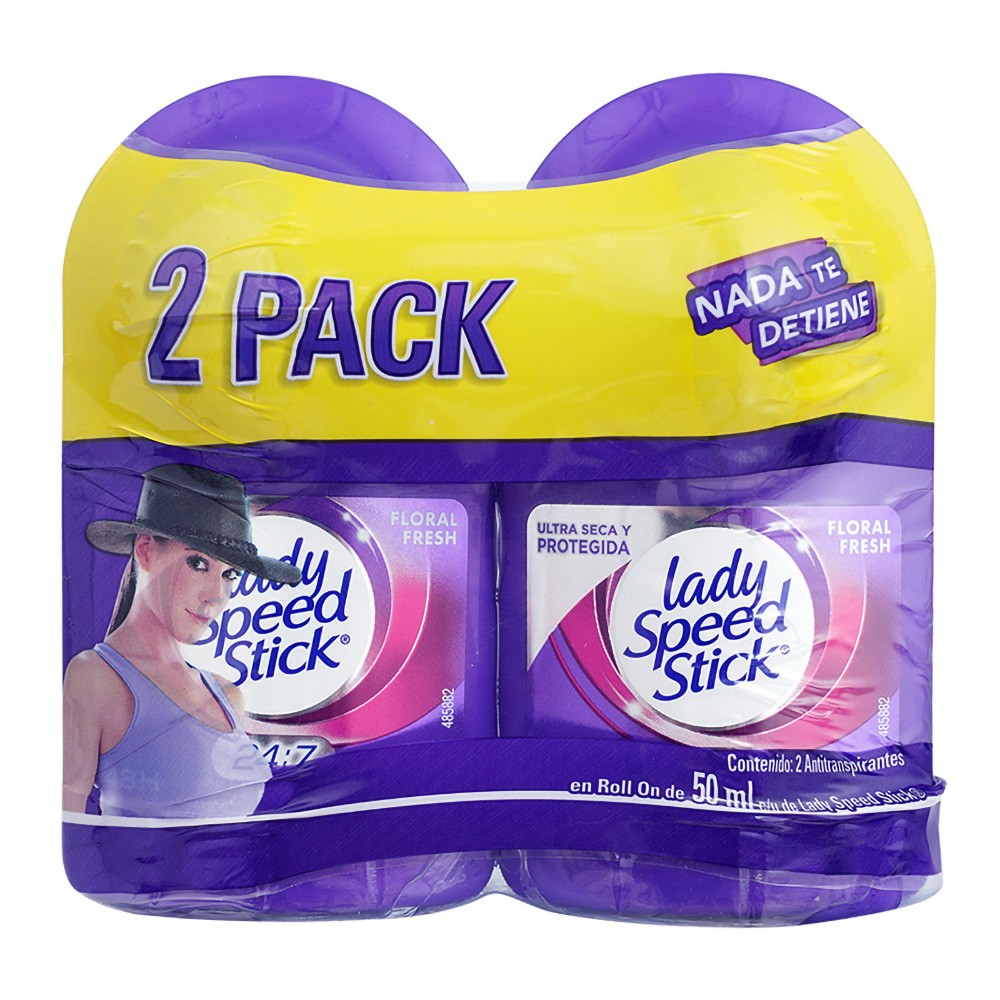 DES LADY SPEED STICK FLORAL FRESH 2X50ML