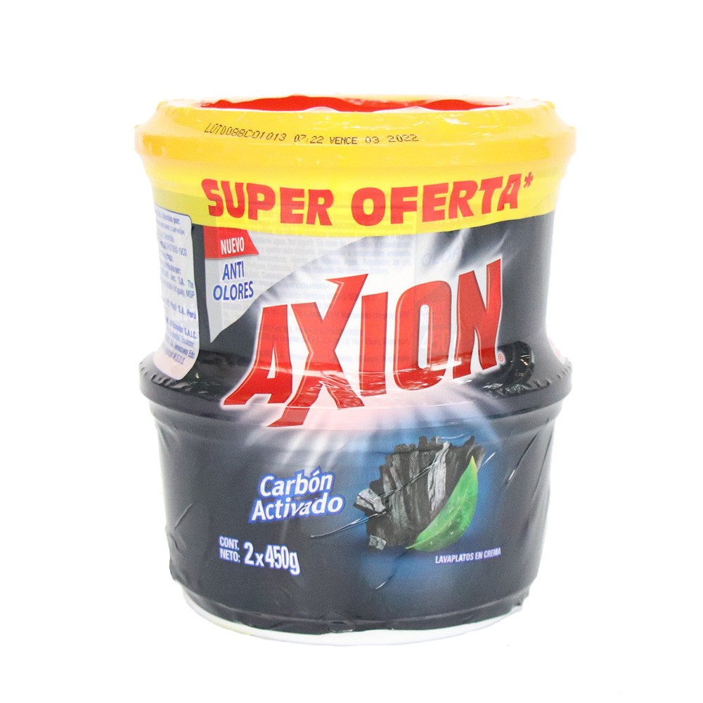 LAVAPLATOS CHARCOAL AXION x 2UND