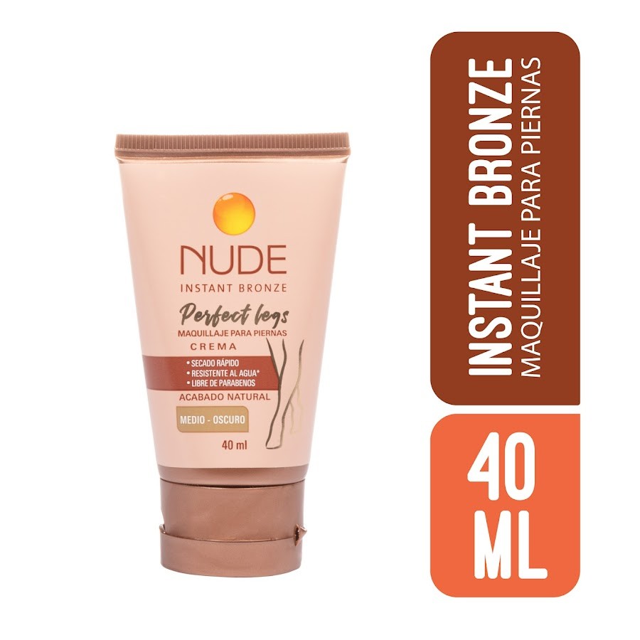 Crema Nude Bronceo Instantáneo Tono Medio Oscuro 40ML