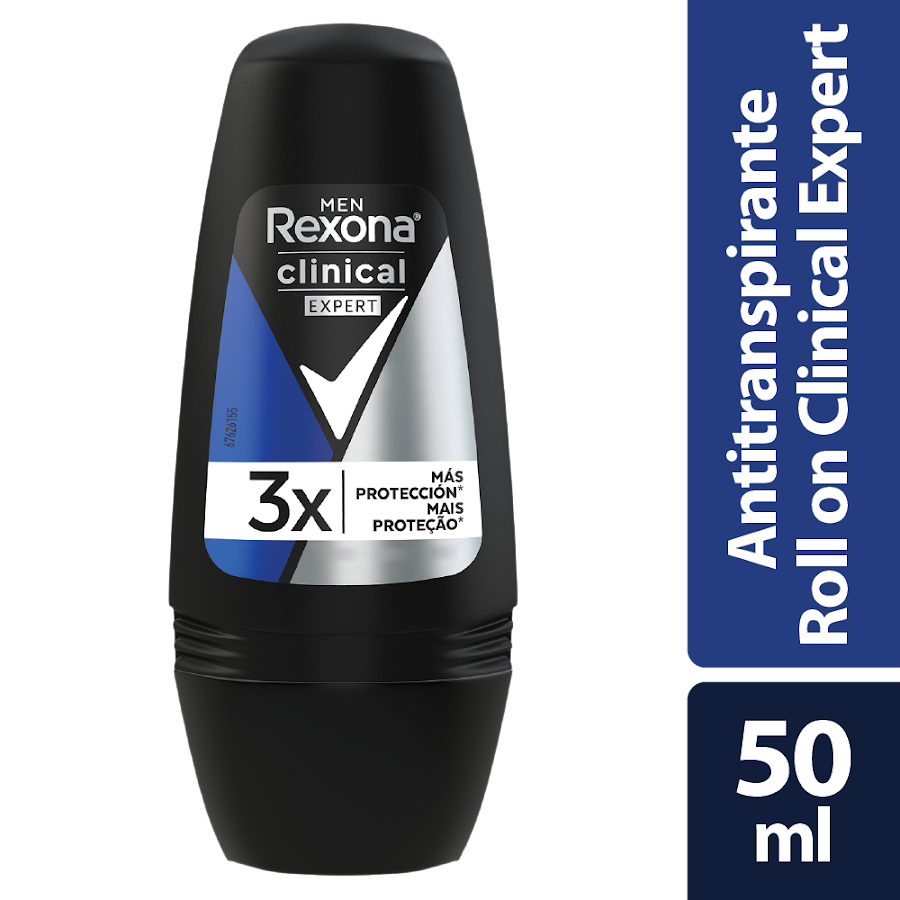 Antitranspirante REXONA Men Clínical Expert Roll On x 50ml