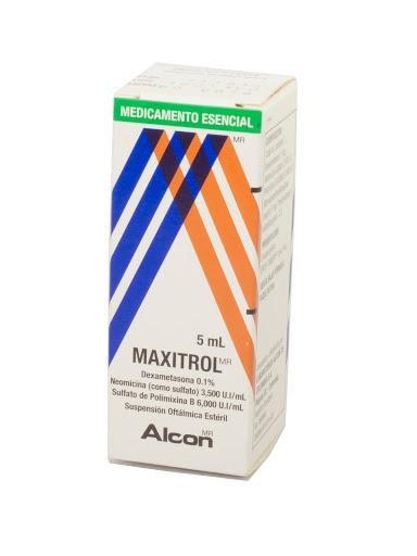 Maxitrol Gotas Frasco X5Ml Nov Dexametasona Neomicina Polimixina Bhi