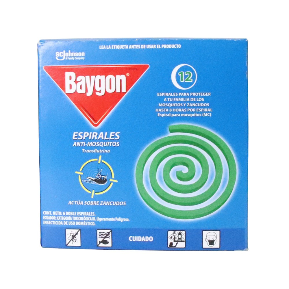 BAYGON ESPIRALES x 12UND