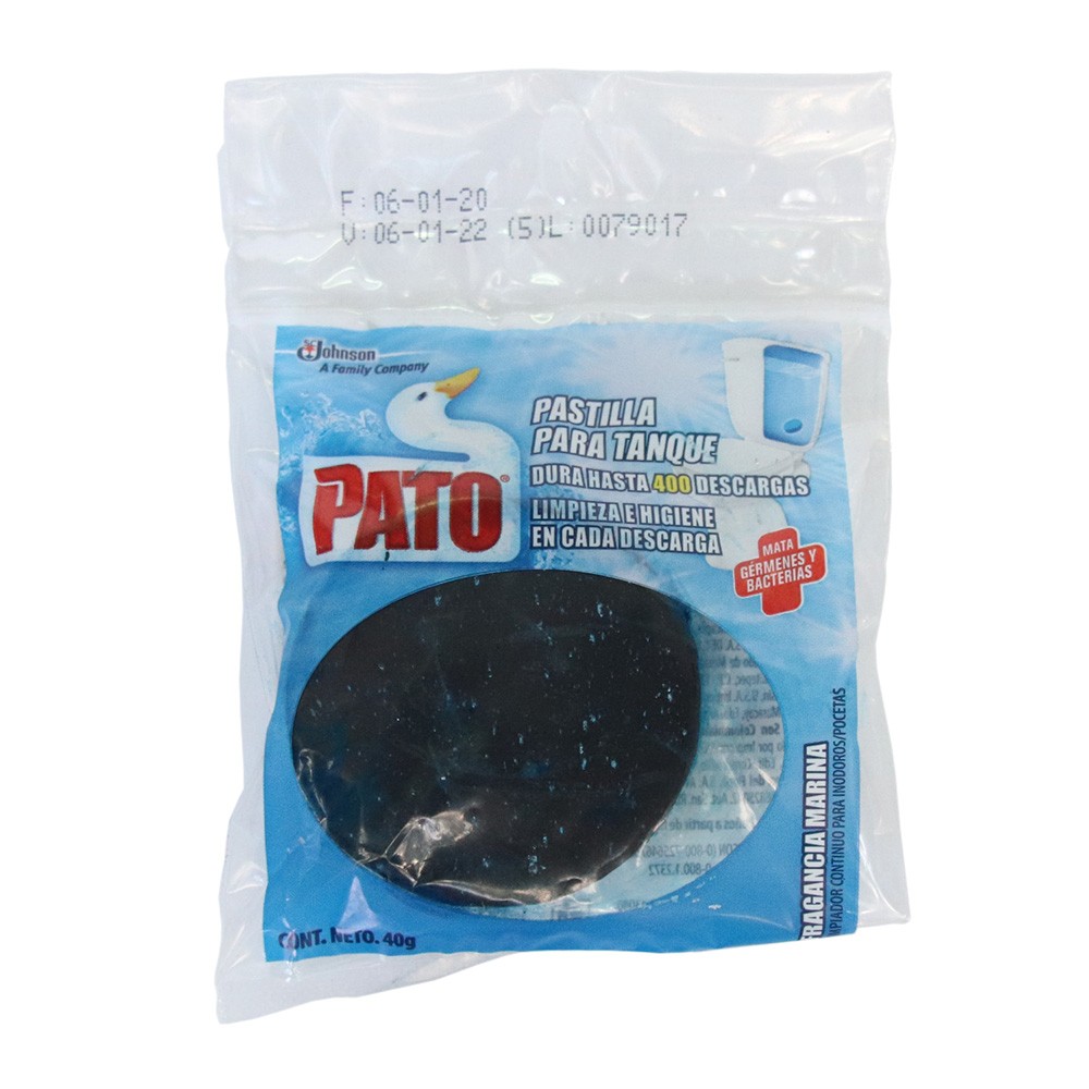 PASTA TANQUE AZUL BLISTER PATO  x 48GR