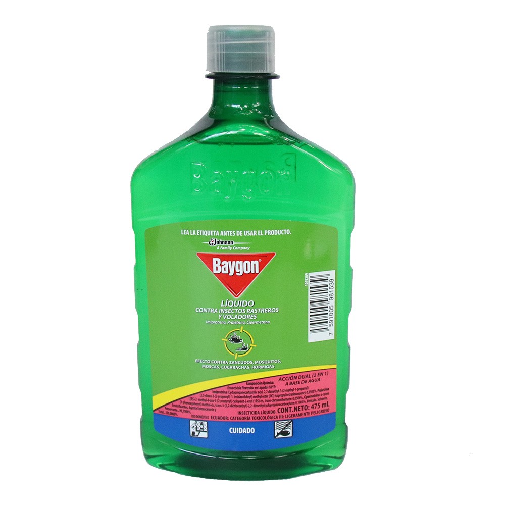 BAYGON LIQUIDO MULTIPROPOSITO  x 475ML